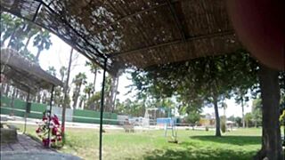 i flash naked in park groping stepdad's cock for strangers