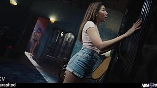 cleaning LADIES possessed by horny DEMONS in slimy LESBIAN orgy