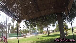 i flash naked in park groping stepdad's cock for strangers