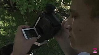 a slutty brunette in latex outfit sucks cock pov outdoors then rides