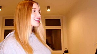 Beautiful Young Russian Teen Huge Tits Plays Spanish Cock Deepthroat