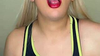 Sporty Transsexual's Juicy Tits Stir Deep Desire