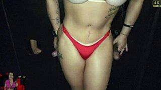 brunette teen fucked raw by stranger in glory hole bareback cum mouth