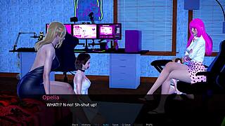 Playing stepmom's maid game part 2