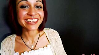 Skinny Keyton Brunette Nica Slam Shared Cock In Fierce 3some