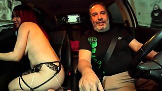 bareback anal fucking tight teen ass during car ride pov jaques keiko