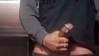 Explosive Cumshot in Kitchen