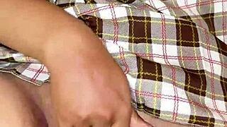 young teen student hot school rub tight pussy hard orgasm juicy solo