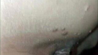 brunette moans wild with that guy in girly clothes, can't hold back