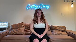 CASTING CURVY BUSTY REDHEAD NURSE RIDES COCK IN HOSPITAL PORN TRYOUT