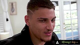 melony melons oiled tits seduce stepson-in-law for sloppy titty fuck