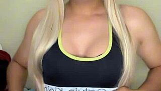 Sporty Transsexual's Juicy Tits Stir Deep Desire