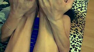 beautiful milf wife films homemade tit bouncing sex with husband