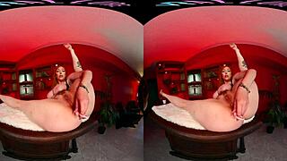 palmer's teasing anal allure in vr