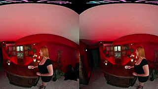 palmer's teasing anal allure in vr