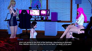 Playing stepmom's maid game part 2