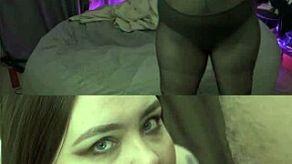 Ever seen a curvy cutie rip clothes in dirty talk double screen tease?