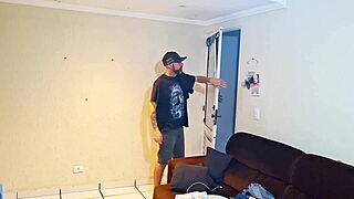Daddy Catches Stepdaughter Masturbating and Punishes Her with Rough Banging!