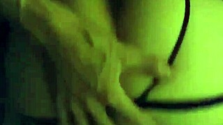 Monster Cock Slams Wife's Tight Pussy Hole in Bent Over Doggystyle Thong Panties Action