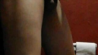 dude check out this young guy stroking his hard cock fast