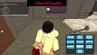 She sucks my cock hard but admin ruins the boob pussy blowjob fun in roblox
