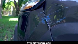 Tiny Latina Kitty Carrera Sucks Stepbro Dick After Car Crash POV