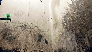 i'm sweaty and sticky need a shower wanna rub my chubby asian tits