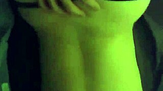 Monster Cock Slams Wife's Tight Pussy Hole in Bent Over Doggystyle Thong Panties Action