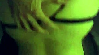 Monster Cock Slams Wife's Tight Pussy Hole in Bent Over Doggystyle Thong Panties Action