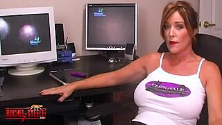 milf55 teaches dildo course to eager sex toy salesman