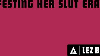 What happens when stacked chloe surreal fingers nicole doshi's shaved squirting pussy in the dorm?
