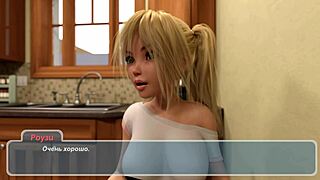 blonde slut teases black monster cock before deepthroat and wet pussy pounding