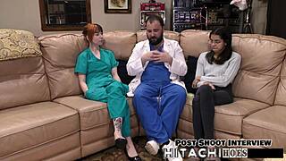 Ditria Rose lesbian hitachi orgasms pierced nipples pov mandatory