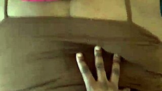 My pregnant ebony girlfriend shares her special creamy moment with me