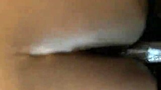 My pregnant ebony girlfriend shares her special creamy moment with me