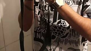 damn this curvy redhead latina gives sloppy oral to huge cock at private club poa