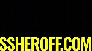 big tits latina chokes on sloppy deepthroat big cock golden shower finish