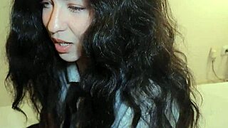 hesitant schoolgirl risks sneaky fuck before parents arrive home