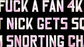 Tanner's tongue teases Kacey's sensitive spot while she savors Nick's length eagerly