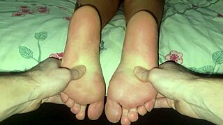 stepmom's intriguing foot massage