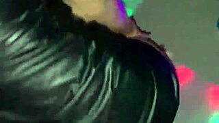 Hot Latina begs for rough pounding in public bar?