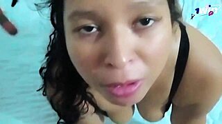 Milf Swallows Cuckold's Cum While Masturbating His Small Cock!