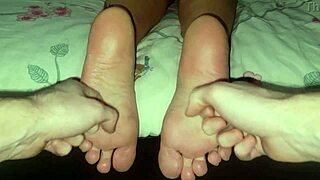 stepmom's intriguing foot massage