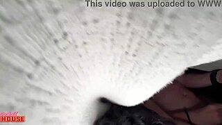 Chubby Brazilian wife wakes horny for secret pussy play after husband leaves