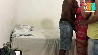 brazilian slut hotwife gets gangbanged by baiano bulls while cuckold husband films!