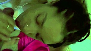 pov china chokes gags spits on hung black dick moaning wildly