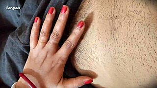 stepmom's teasing handjob first time makes you hold back cum in dorm voyeur thrill