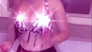 Goddess belly dancer with long nails and glasses teases in her latest fetish music drop