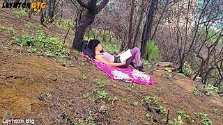 Forest Spirit Secretly Ravishes Distracted Petite Girl's Pussy