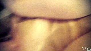stepdaughter's wet pussy gets licked fucked and double cumshot in mouth